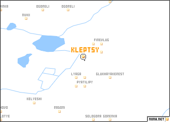 map of Kleptsy