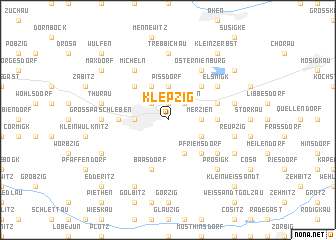 map of Klepzig