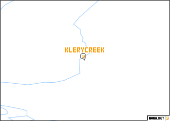 map of Klery Creek