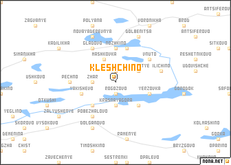 map of Kleshchino