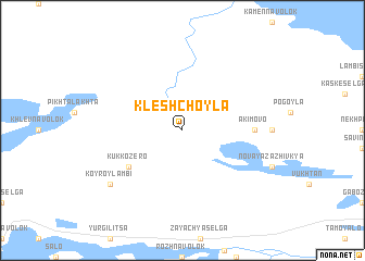 map of Kleshchoyla