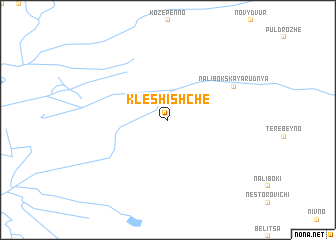 map of Kleshishche