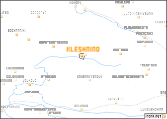 map of Kleshnino