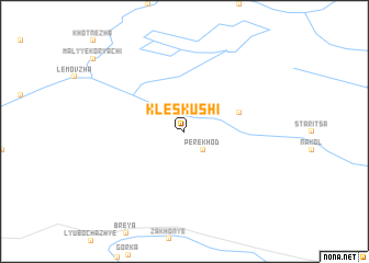 map of Kleskushi