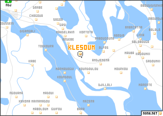 map of Klesoum