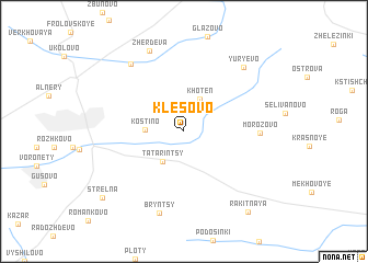 map of Klësovo