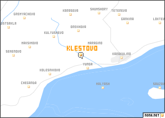 map of Klestovo