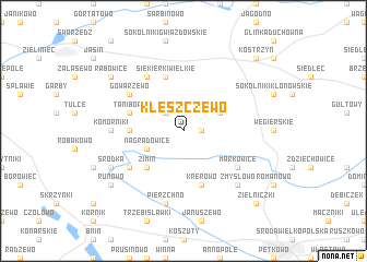 map of Kleszczewo