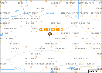 map of Kleszczewo