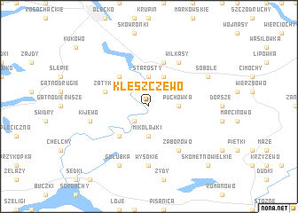 map of Kleszczewo