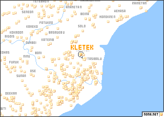 map of Kletek