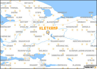 map of Kletkamp