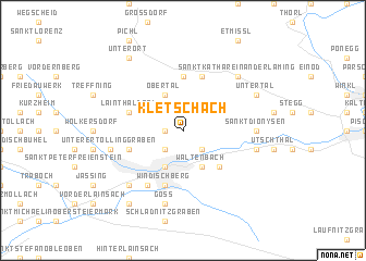 map of Kletschach