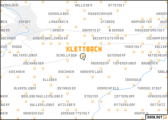 map of Klettbach