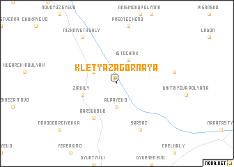 map of Klet\