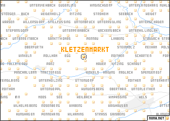 map of Kletzenmarkt