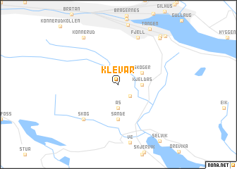 map of Klevar