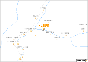 map of Kleva