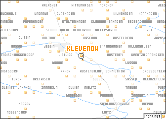 map of Klevenow