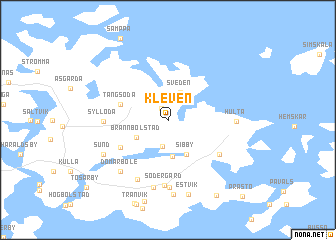 map of Kleven
