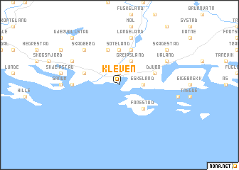 map of Kleven