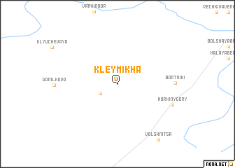 map of Kleymikha