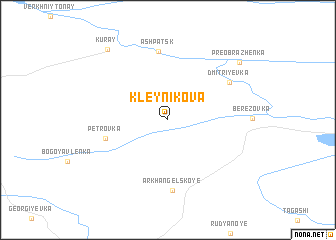 map of (( Kleynikova ))