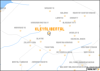 map of Kleyn-Libentalʼ