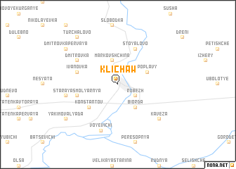 map of Klichaw