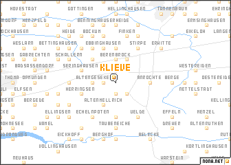 map of Klieve
