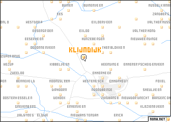 map of Klijndijk