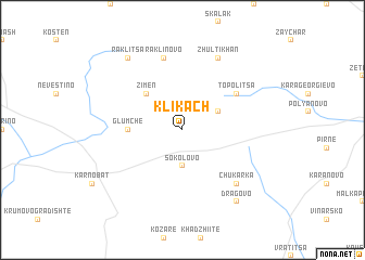 map of Klikach