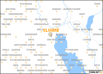 map of Klikamé