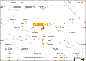 map of Klimačkech