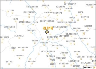 map of (( Klíma ))