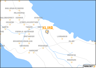 map of Klíma