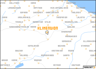 map of Kliméndion