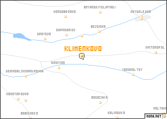 map of Klimenkovo