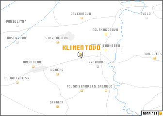 map of Klimentovo