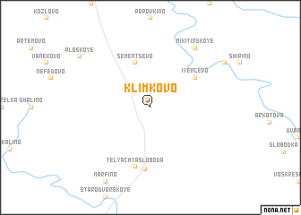 map of Klimkovo