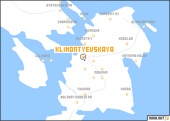 map of Klimont\