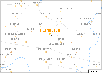 map of Klimovichi