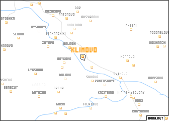 map of Klimovo