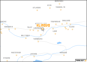 map of Klimovo