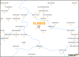 map of Klimovo