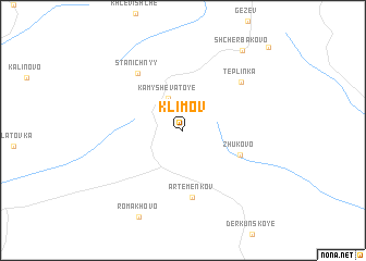 map of Klimov