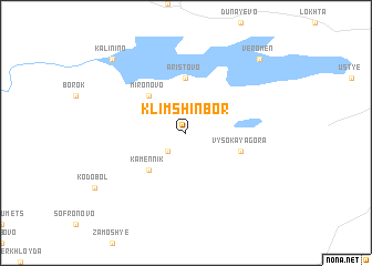 map of Klimshin Bor