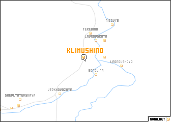 map of Klimushino