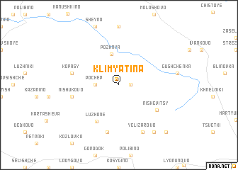 map of Klimyatina