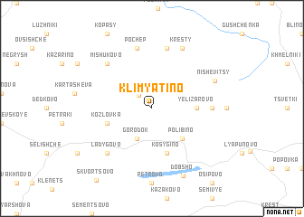 map of Klimyatino